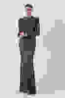 Haki Pul Payetli ve Tüy Detaylı Tesettür Abiye 6502490.23 