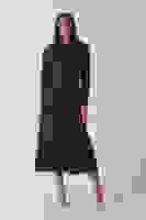 Kahve Bisiklet Yaka Önü Pile Detaylı Beli Kemerli Elbise 4593453.05 Kahve