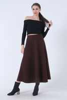 Kahve Kaşe Kloş Etek 31030465.05 