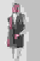 Kahve Kemerli Yünlü Kaşe Yelek 31070196.05 Kahve