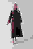 Kahve Önü Tek Düğmeli Kuşaklı Etek Ceket 31040701.05 Kahve