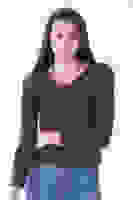 Kahve Örme V Yaka Kazak 0103012.05 