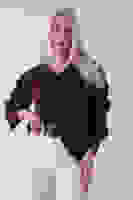 Kahve V Yaka Beli Lastikli Triko Kazak 46892623.05 Kahve