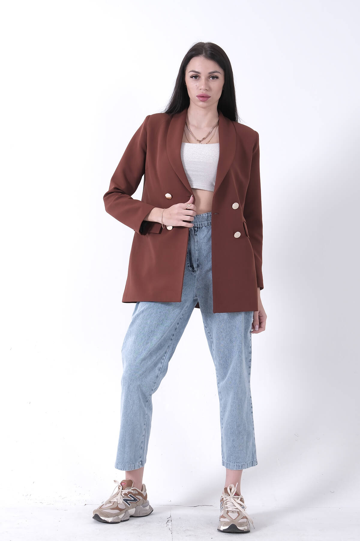 Kahve Vatkalı Astarlı Ceket 3971156.05 Kahve