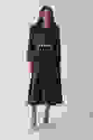 Kahve Yaka Fermuar Detaylı Bel ve Bileği Lastikli Kemerli Scuba Elbise 4593455.05 Kahve