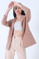Koyu Bej Vatkalı Astarlı Blazer Ceket 0105110.376 