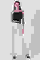 Krem Yüksek Bel İspanyol Paça Pantolon 0303891.19 