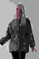 Lacivert Astarlı Biye Detaylı Cepli Kapitone Ceket 31050766.02 Lacivert