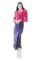 Lacivert Bel Lastikli Saten Etek 3979463.02 