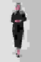 Lacivert Bisiklet Yaka Tunik Pantolonlu Takım 4577261.02 Lacivert