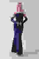 Lacivert Drapeli Üzeri Işıltı Nokta Detaylı Kollu Abiye 0802502.02 Lacivert