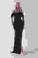 Lacivert Düşük Omuz Yırtmaç Detaylı Pul Payet Abiye 9705646.02 Lacivert