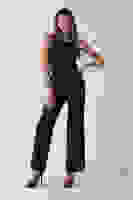 Lacivert Fleto Cepli Düz Pantolon 03030309.02 Lacivert