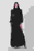 Lacivert Hakim Yaka Simli Bileği Bağlamalı Tesettür Abiye 6502480.02 