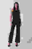 Lacivert İnce Kemerli Cepsiz Bol Paça Uzun Pantolon 03030306.02 Lacivert