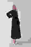 Lacivert Önü Tek Düğmeli Kuşaklı Etek Ceket 31040701.02 Lacivert