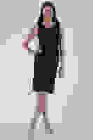 Lacivert Örme Kolsuz Triko Elbise 0104029.02 