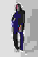 Lacivert Rahat Kumaş Basic Pantolonlu Takım 31040630.02 Lacivert