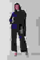 Lacivert Şal Yaka Üzeri Broş Detaylı Pantolonlu Takım 4592270.02 Lacivert