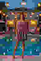 Lavanta İp Askılı Bel Kemer Bağlamalı Mini Boy Abiye 0802004.333 Lavanta