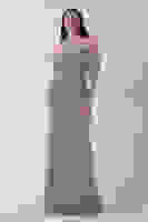 Lavanta Kayık Yaka Simli Uzun Kol Abiye 9705266.333 Lavanta