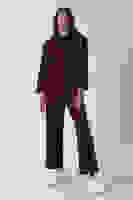 Mürdüm Rahat Kumaş Basic Pantolonlu Takım 31040630.21 Mürdüm