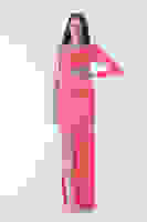 Oranj Tek Kol Yırtmaçlı Bel Dekolteli Balık Abiye Elbise 1302045.24 