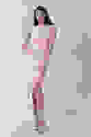 Pudra Önü Taş Detaylı Yırtmaçlı Tüy Detaylı Abiye 9705402.79 