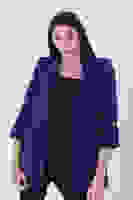 Saks Astarlı Kolları Düğme Toparlamalı Ceket 0105136.26 