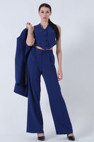 Saks Ceket-Yelek Pantolonlu 3'lü Takım Elbise 0106324.26 Saks