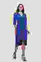 Saks Kruvaze Yaka Midi Boy Krep Elbise 0104010.26 