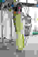 Sarı Kadın Straplez Taş Detaylı Yırtmaçlı Abiye Elbise 0801045.11 Sarı