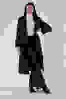 Siyah Astarlı Kaşe Kaban 0108069.01 