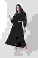 Siyah Beli Lastikli Cepli Ceket ve Etek İkili Takım 4595053.01 