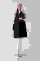 Siyah Çanta Aksesuarlı Tek Düğmeli Yün Yelek 31070199.01 Siyah