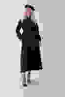 Siyah Ceket Cep Görünüm Detaylı Düğme Kapamalı Etekli Takım 5303168.01 Siyah