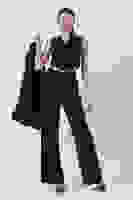 Siyah Ceket-Yelek Pantolonlu 3'lü Takım Elbise 0106324.01 