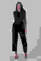 Siyah Degaje Yaka Tulum 4203453.01 