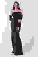 Siyah Drapeli Düğme Detaylı Uzun Abiye 9705361.01 