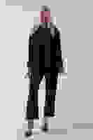 Siyah Fermuar Kapamalı 2 Cep Görünüm Detaylı Sweat Pantolonlu Takım 4577266.01 Siyah