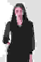 Siyah Fırfır Aksesuarlı Düğmeli Gömlek 4202760.01 