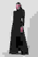 Siyah İç Kısmı Simli Saten Abiye 6502431.01 