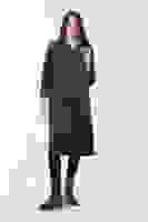 Siyah İçi Astarlı Düğmeli ve Kemerli Trençkot 02040491.01 