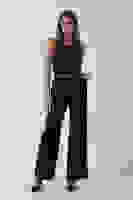 Siyah Kemerli Cepli Bol Paça Pantolon 03030190.01 Siyah