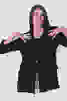 Siyah Kolları Düğme Toparlamalı Keten Ceket 01051361.01 