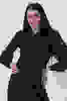 Siyah Kruvaze Yaka Taş Boncuk Detaylı Bluz 4202781.01 Siyah