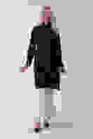 Siyah Önü Aller Detaylı Bağcıklı Modal Tunik 31050762.01 Siyah