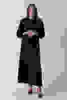 Siyah Önü Yarasakol Etekli Takım 31040702.01 Siyah