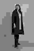 Siyah Oversize Kaşe Kaban 3971530.01 Siyah