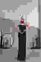 Siyah Üzeri Taş İşleme Detaylı Kuşak Bağlama Detaylı Straplez Abiye 08011801.01 Siyah